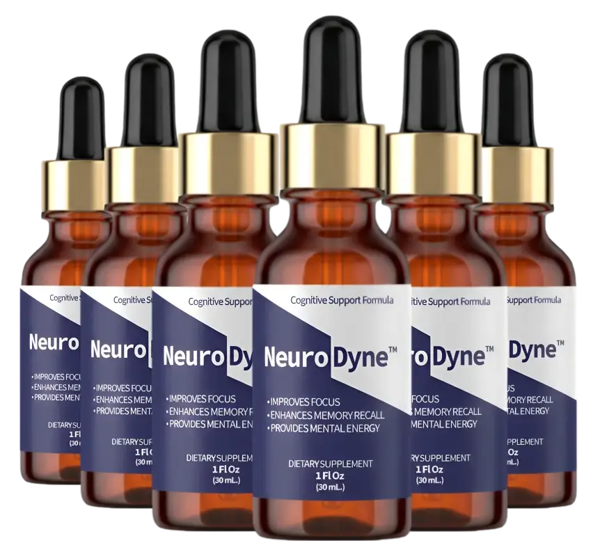 NeuroDyne supplement bottles for brain function